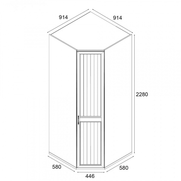 Распашные шкафы