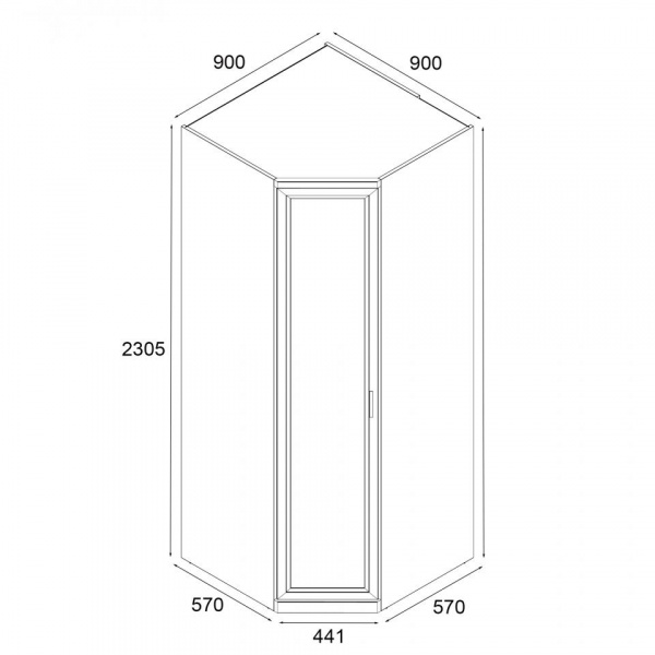Распашные шкафы