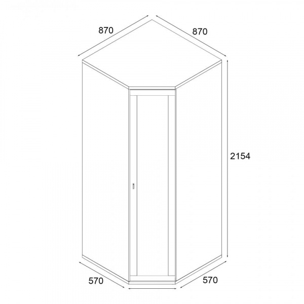 Распашные шкафы