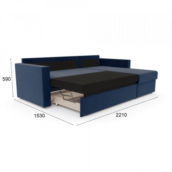 Диван угловой Томас Velutto 26