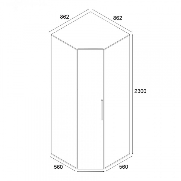 Распашные шкафы