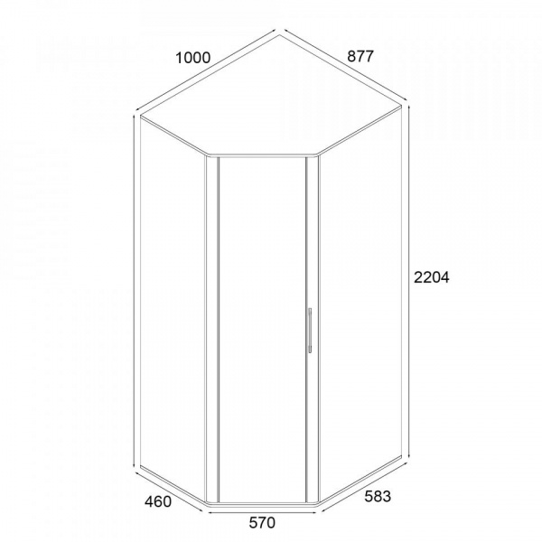 Распашные шкафы