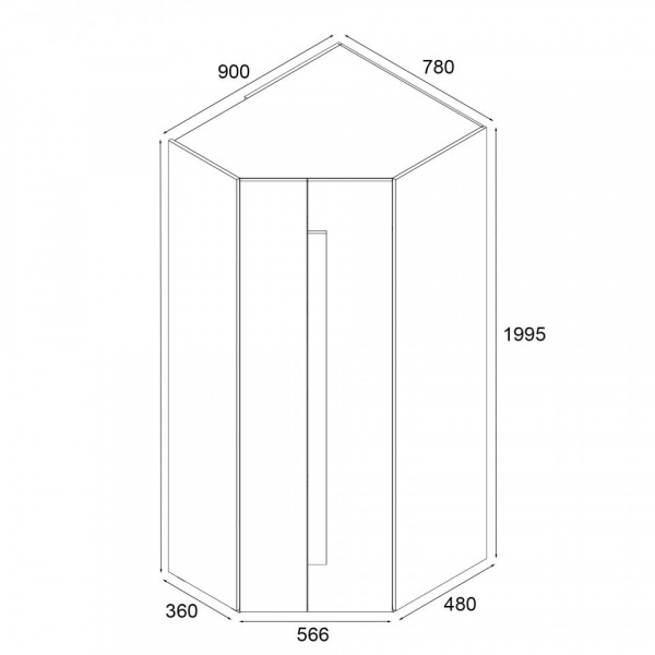 Распашные шкафы