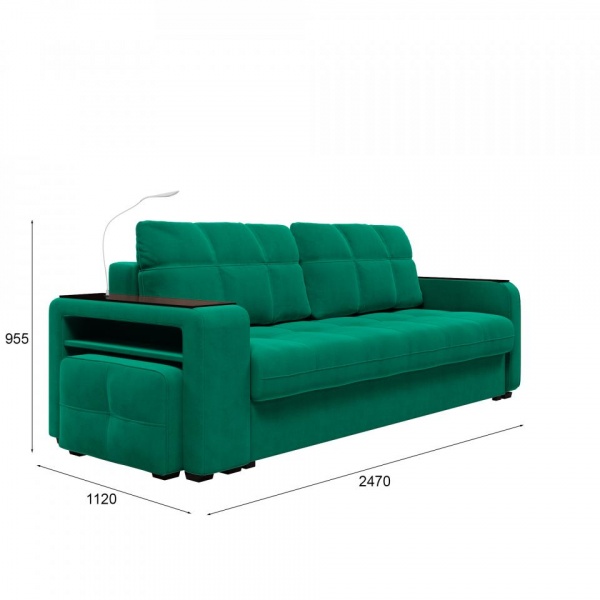 Диван Киль-4 с пуфом Maxx 698