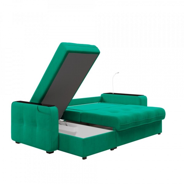 Диван угловой левый Киль-4 с пуфом Maxx 698