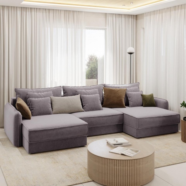 Диван угловой П-образный Кросби Formula 890 Вариант 1