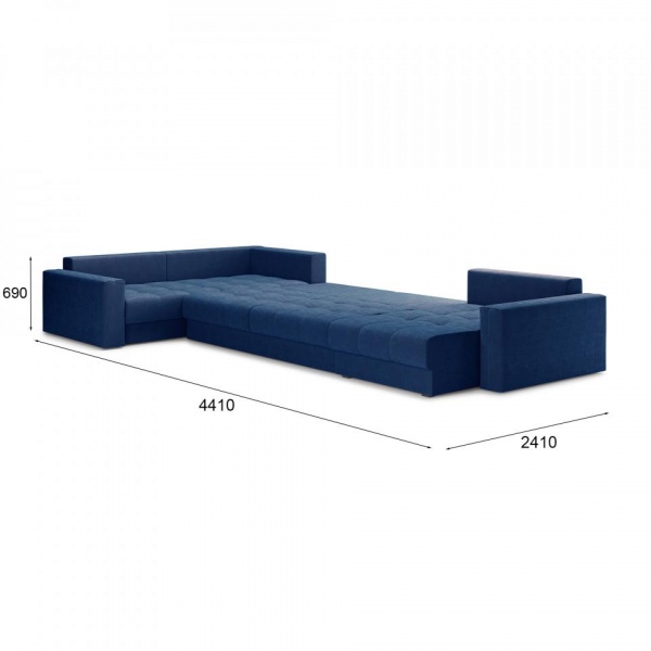 Диван угловой П-образный Дензел Velutto 26