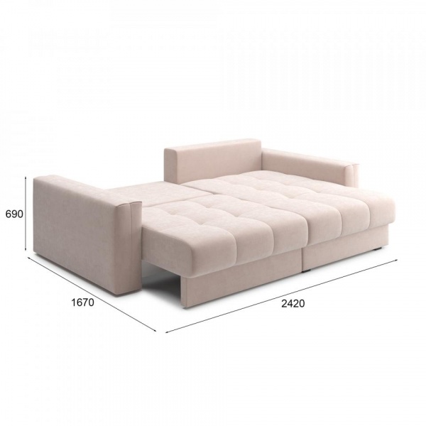 Диван угловой Дензел Velutto 04