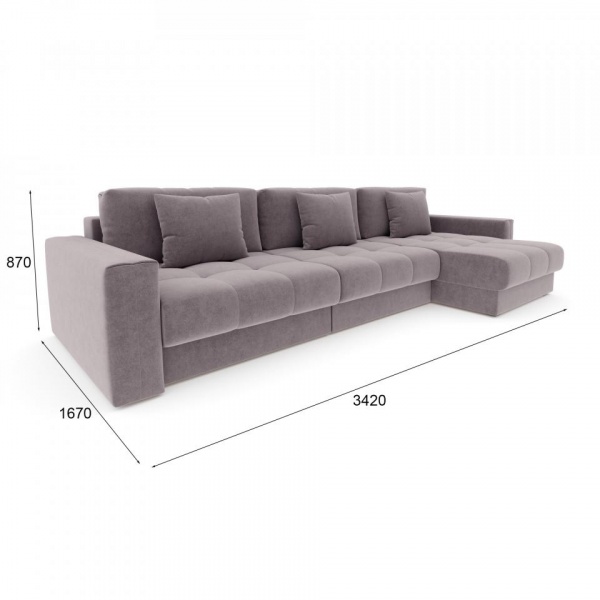 Диван угловой Дензел Formula 890 Вариант 1