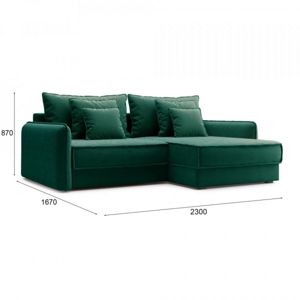 Диван угловой Кросби Velutto 33