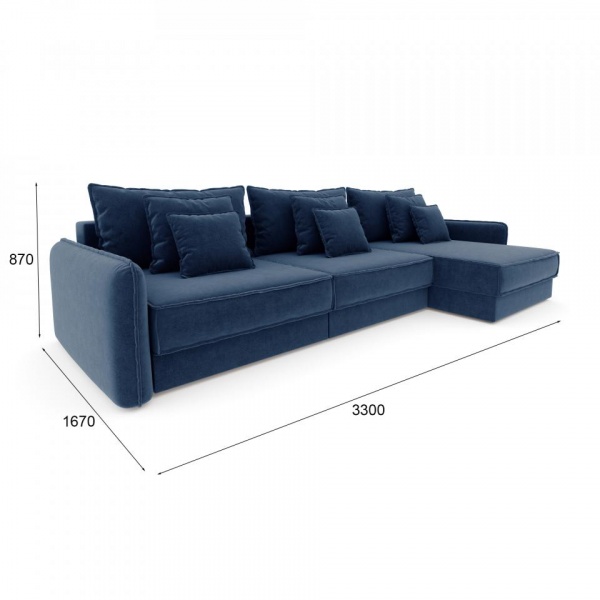 Диван угловой Кросби Formula 784 Вариант 1