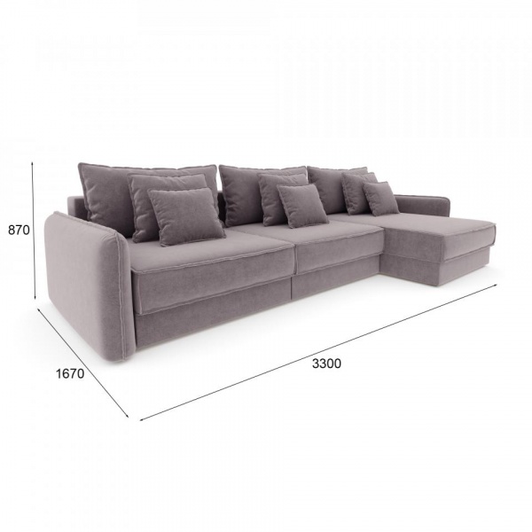 Диван угловой Кросби Formula 890 Вариант 1