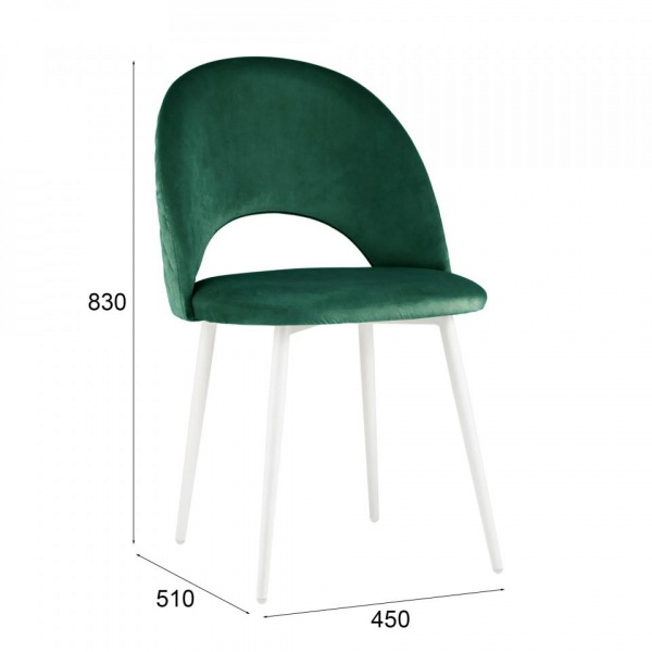 Стул Тоби Белый / Velutto 33