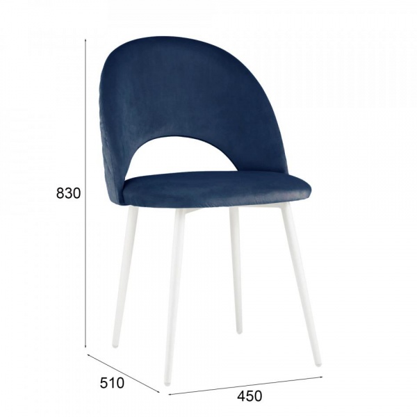 Стул Тоби Белый / Velutto 26