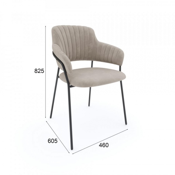 Стул Брайан Чёрный / California 102