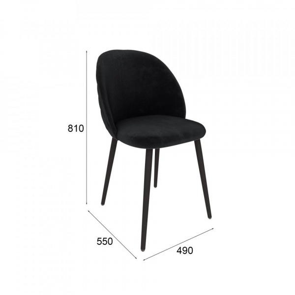 Стул Дэни Чёрный / California 999
