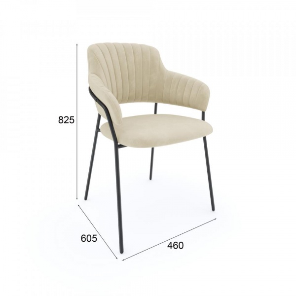 Стул Брайан Чёрный / California 110