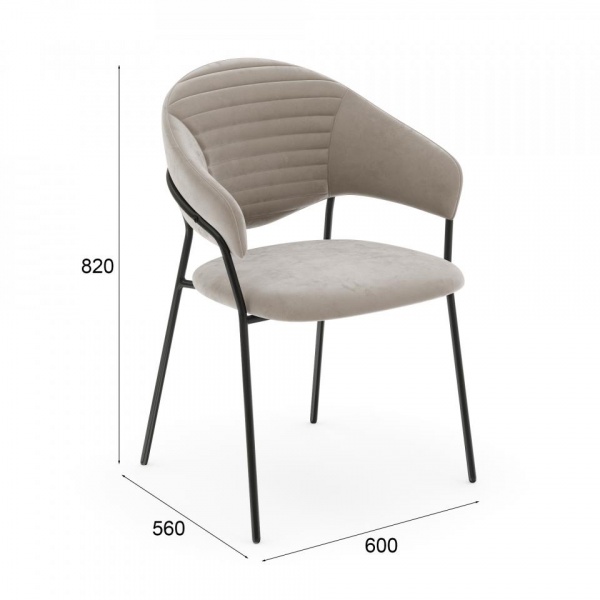 Стул Тонни Чёрный / California 102