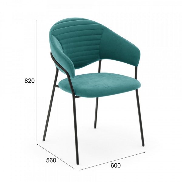 Стул Тонни Чёрный / California 677