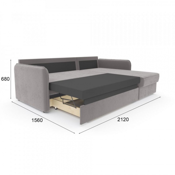 Диван угловой Нельсон Maxx 232