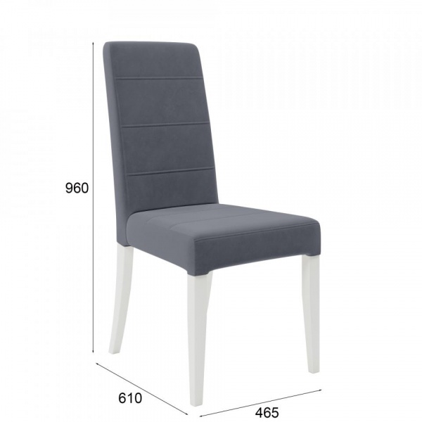 Стул Вера 03 Эмаль белая / Velutto 32