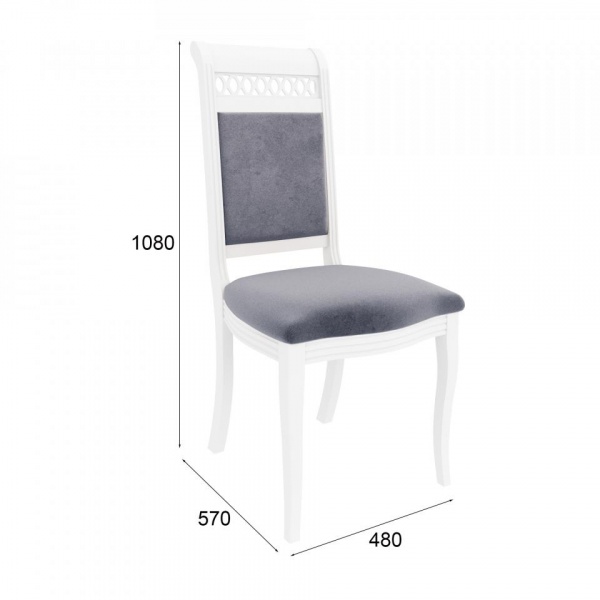 Стул Кетрин Белый / Velutto 32