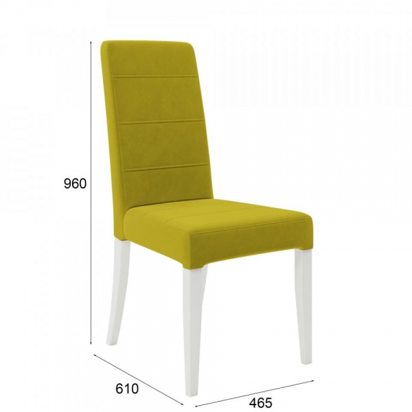 Стул Вера 03 Эмаль белая / Velutto 28