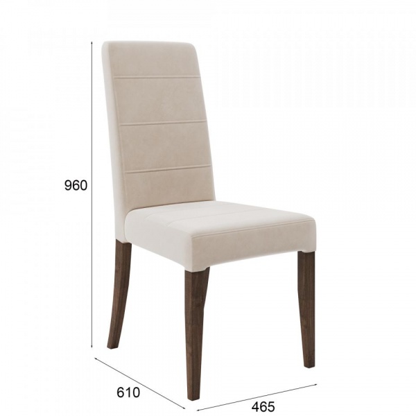 Стул Вера 03 Эбеновое дерево / Velutto 04