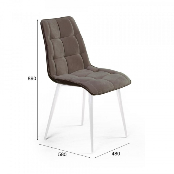 Стул Уно Софт Белый / Barkhat-M 25