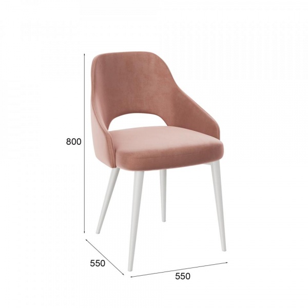 Стул Вильям Белый / Barkhat-M 15