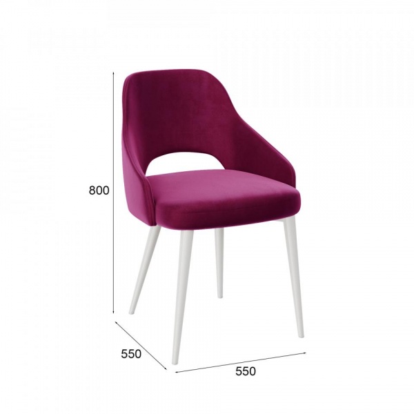 Стул Вильям Белый / Barkhat-M 16