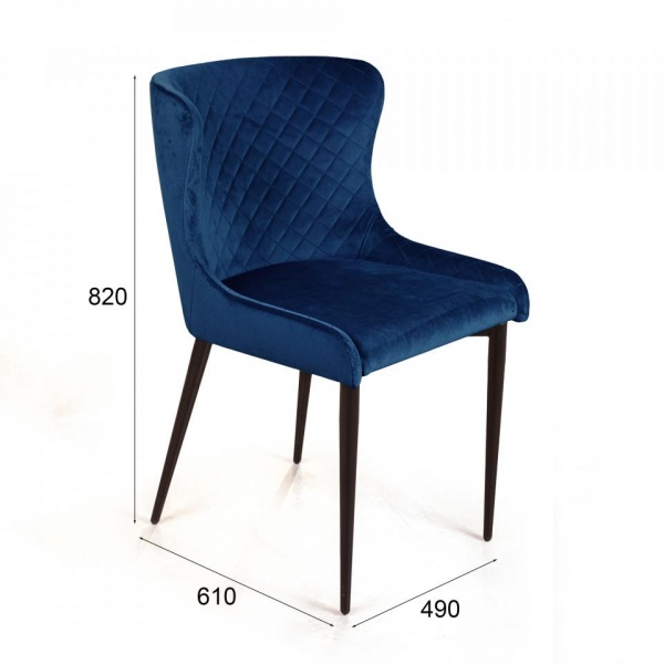 Стул поворотный Джаз Ромб 360° Чёрный / Barkhat-M 29