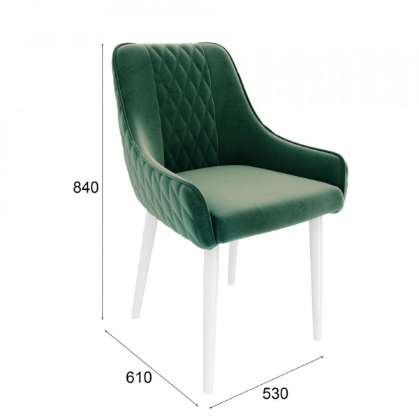 Стул Гарри Белый / Velutto 33