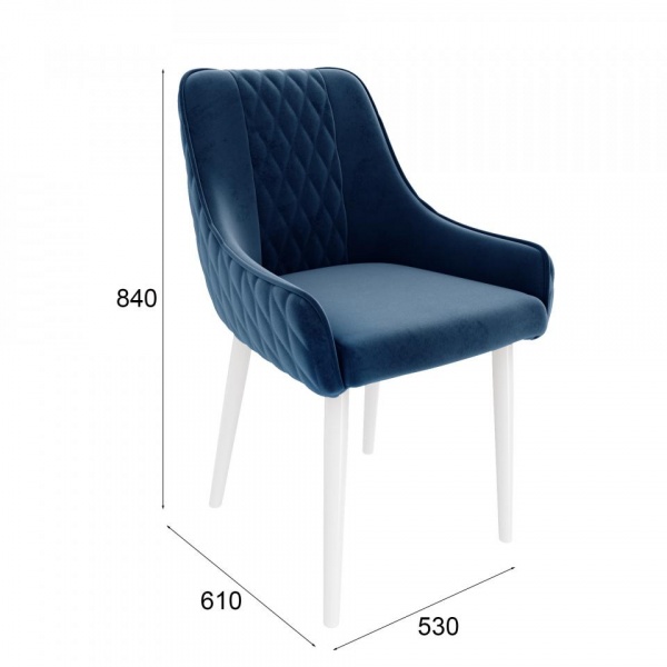 Стул Гарри Белый / Velutto 26