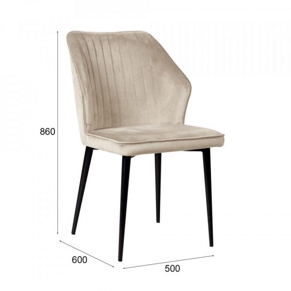 Стул поворотный Берг 90° Чёрный / Barkhat-M 5