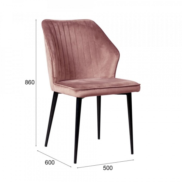 Стул поворотный Берг 90° Чёрный / Barkhat-M 15