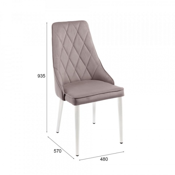 Стул Феликс Белый / Velutto 08