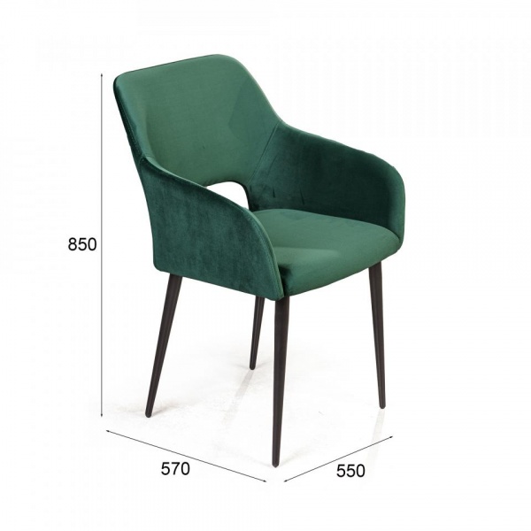 Стул поворотный Чарли 360° Чёрный / Barkhat-M 19