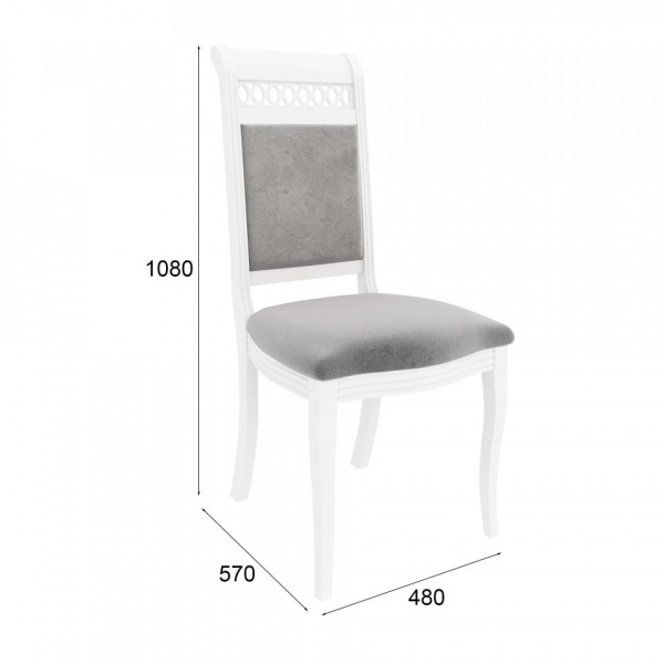 Стул Кетрин Белый / Velutto 52