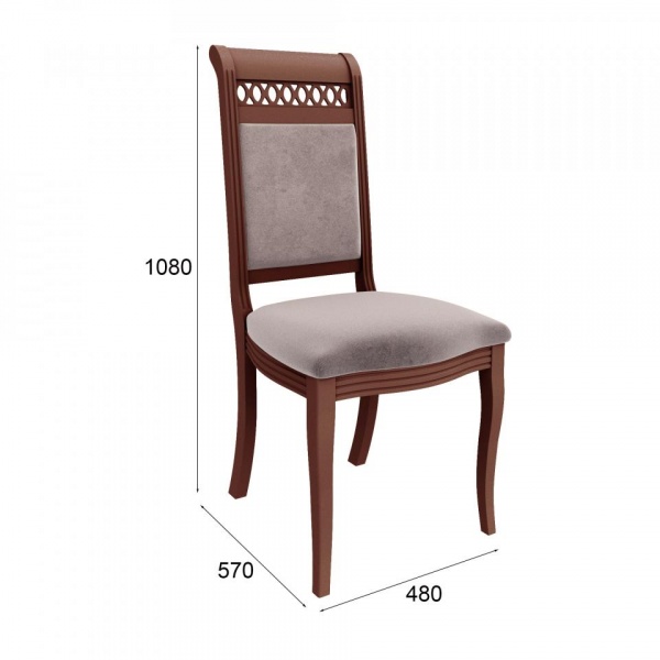 Стул Кетрин Орех темный / Velutto 08