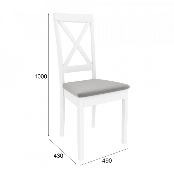 Стул Ричард Белый / Velutto 52