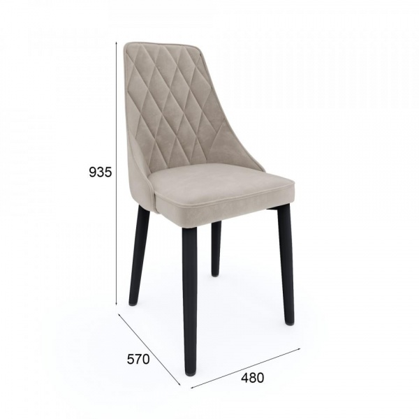 Стул Феликс Чёрный / California 102