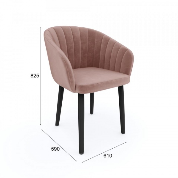 Стул Микки Чёрный / California 315