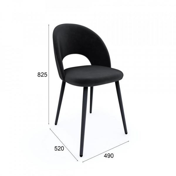 Стул Артур Чёрный / California 999