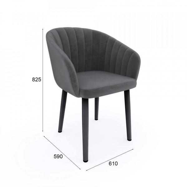 Стул Микки Чёрный / California 298