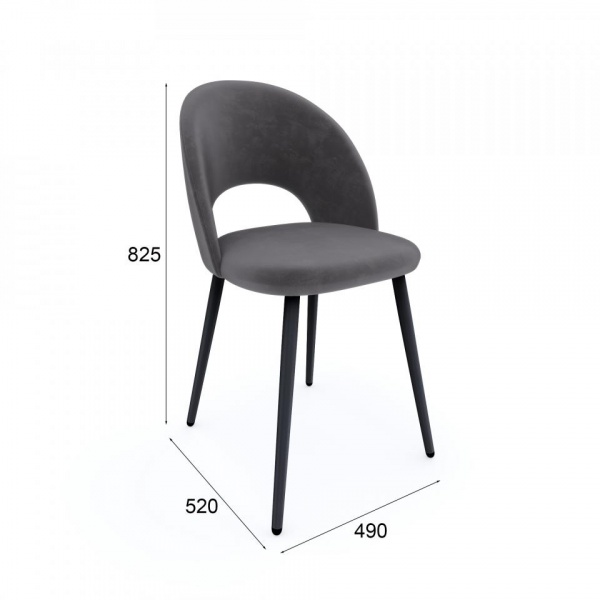 Стул Артур Чёрный / California 298