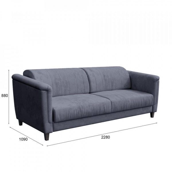 Диван 3-местный Амстердам Velutto 32 Вариант 2