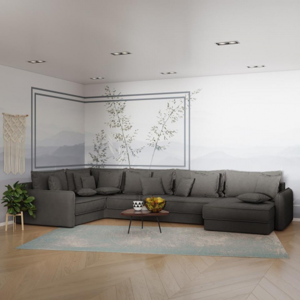 Диван угловой П-образный Кросби Velutto 32