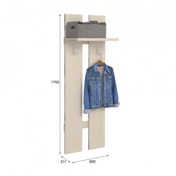 настенная вешалка для одежды