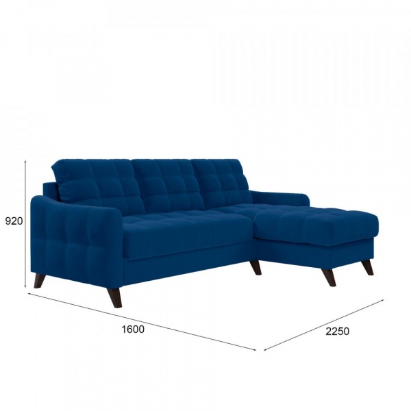 Диван угловой Бремен Velutto 26